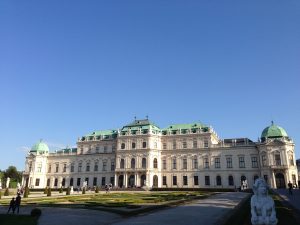 Belvedere Palace in Vienna.
