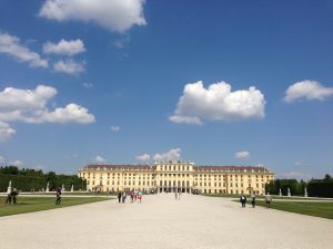 Schoennbrunn Palace in Vienna