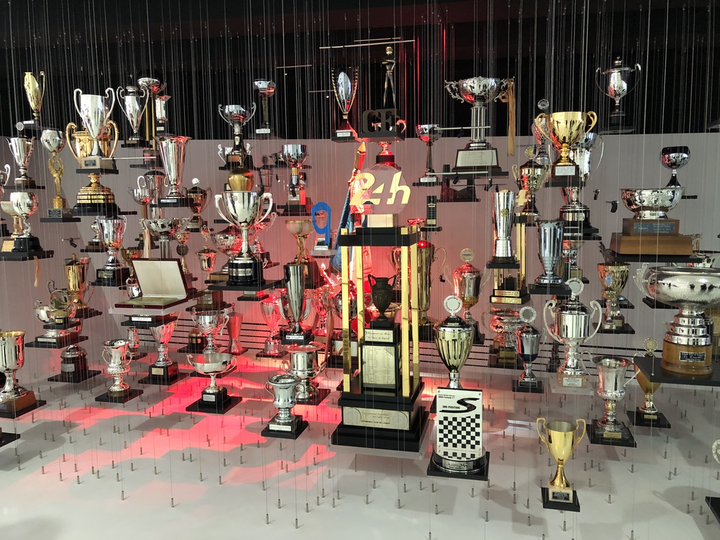 Porsche trophy cabinet